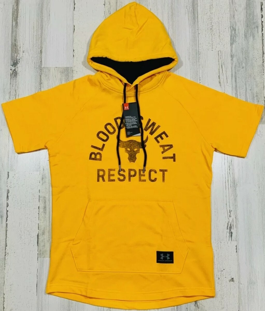 NEW Under Armour UA x Project Rock Blood Sweat Respect
