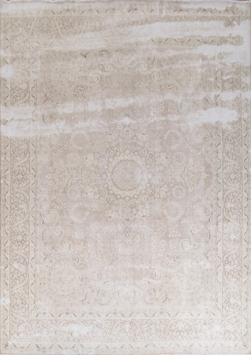 Clearance Muted Semi-Antique Kirman 10x12 Area Rug Hand-knotted