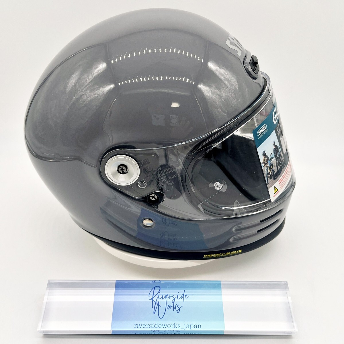 Shoei Glamster Basalt Gray Full Face Helmet Size S 55cm From Japan