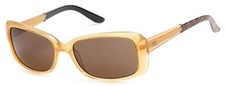 NWT Harley Davidson Sunglasses HD 0302X 45E Shiny Light Brown / Brown 56 mm NIB