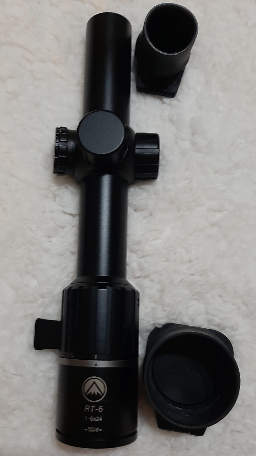 Burris RT6 16x24mm Riflescope w/ Ballistic Reticle, Matte Black