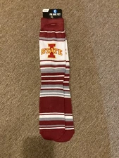 Iowa State University Cyclones For Bare Feet Knit Crew Socks one size fits NWT