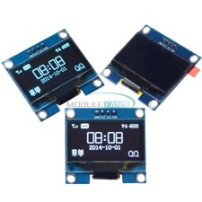 1.3" I2C IIC Serial 128X64 OLED LCD Display Screen Module Blue/White For Arduino