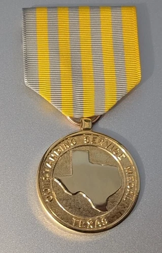 ANODIZED Texas National Guard - Texas Outstanding Service Medal - New