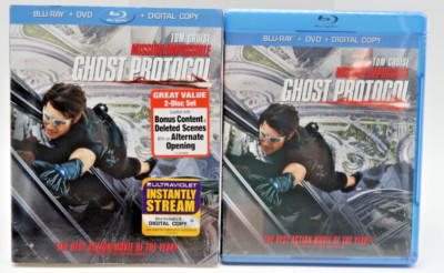 Mission: Impossible: Ghost Protocol (Blu-ray, DVD, 2011) Brand New Sealed