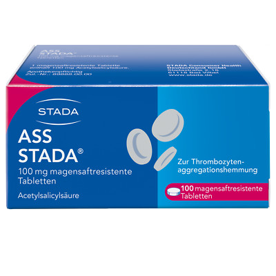 ASS STADA 100 mg magensaftresistente Tabletten 100 St | Schmerz & Entzündung