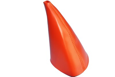 #ad Fits 94 04 Ford Mustang Synthetic Leather Manual Shift Boot Orange $21.99