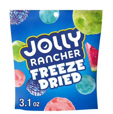 Jolly Rancher Freeze Dried Original Fruit Flavored Candy, Bag 3.1 oz