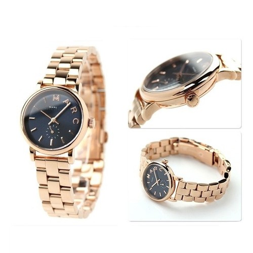 MARC JACOBS MBM3330 MEN ROSE GOLD BAKER WATCH - Picture 8 of 9