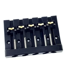 Hipshot Black 5-String KICKASS™ Version 2 Bass Bridge Squier® V Retrofit 5K502B