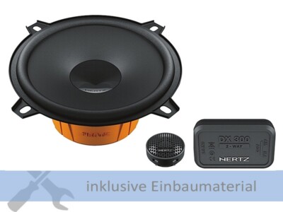 Hertz DSK130.3 240W 130mm 2 Wege Kompo für Fiat Bravo (182) 1995-2001