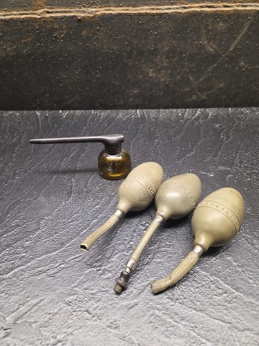 Vintage DeVILBISS CO. Lot (4) 3 Pumps & No. 251 Perfume Glass Atomizer - Picture 9 of 9