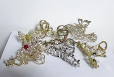 Woman Girl Large Metal Crystal Hair Dragon Butterfly  Claw Clip Pin Accessiries