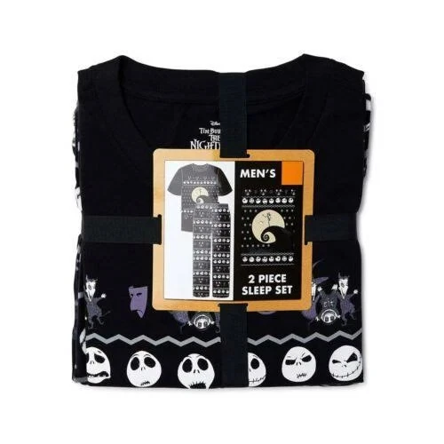Disney Pesadilla antes de Navidad Juego de ropa de dormir clásica NUEVO Foto 2 de 2