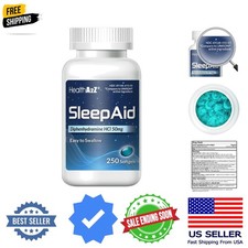 Sleep Aid, Diphenhydramine Softgels, 50mg, Supports Deeper, Restful Sleeping ...