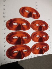 halloween mask 1960s 1 Zorro masquerade costume eye cover fabric RED