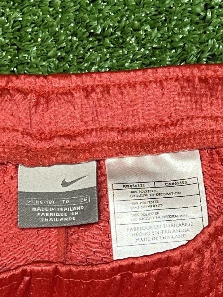 Pantalones Cortos Nike Malla Para Mujer Talla M Rosa/Blanco Gimnasio Vintage Retro Atlético Y2K Foto 3 de 4