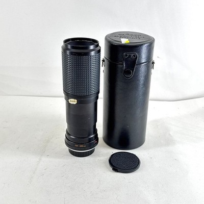 Minolta MC Zoom Rokkor 100-200mm f/5.6 Teleobjektiv Made in Japan mit Tasche