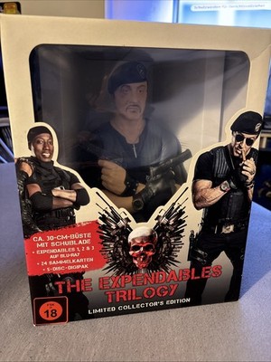Blu-ray ''The Expendables Trilogy 1-3'' mit Stallone-Büste ***Neu & OVP***