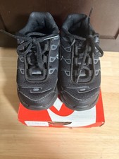 NIKE LITTLE AIR MAX PLUS SNEAKERS BLACK/PLATINUM TODDLERS/INFANTS SIZE 7C