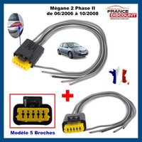 2 Reparatursatz Stecker Strahl RüCklicht Kompatibel Renault Megane 2 Phase 2