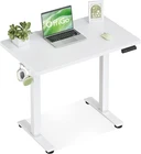 Standing Desk, 80Cm Small Height Adjustable Desk with 3 Memory Heights, Electric