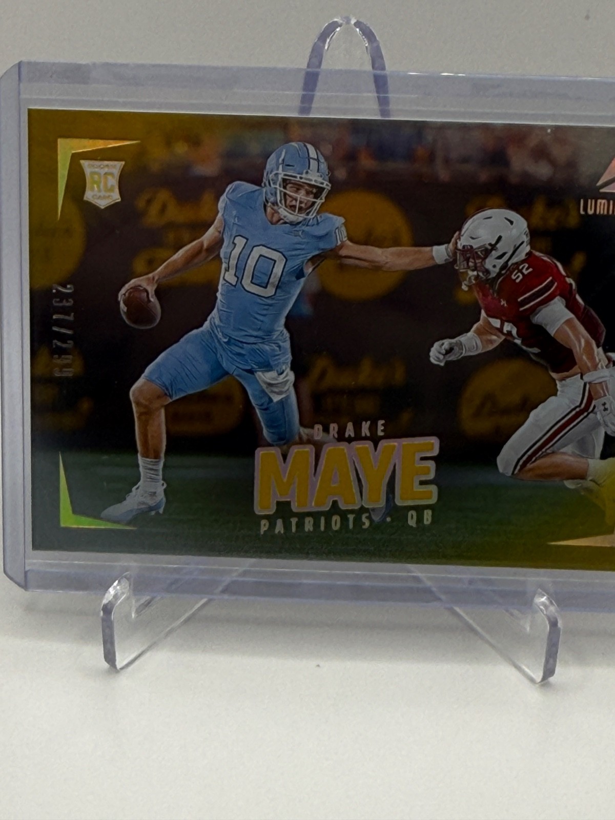 2024 Panini Luminance - Rookies Drake Maye #177 Gold /299 (RC)