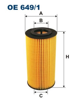 FILTRON Ölfilter OE 649/1 Filtereinsatz für BMW E38 E39 OPEL E34 E36 OMEGA V94 2