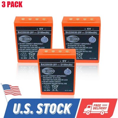 3-x 2100mAh BA225030 6V Ni-Mh Battery For HBC Pump Truck Remote Control Battery