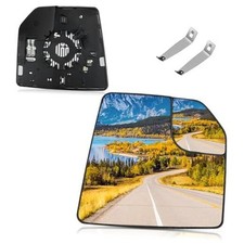 Mirror Glass Compatible with F150 2015 Right Passenger Side 2015-2020 F-150