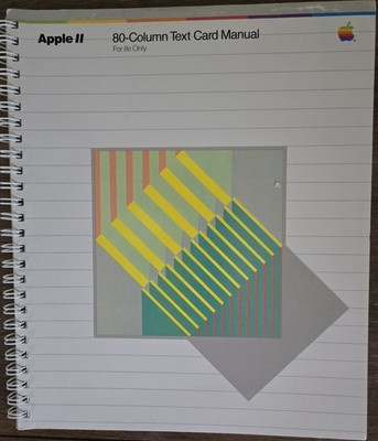 Apple II 80 Column Text Card Manual For IIe Only