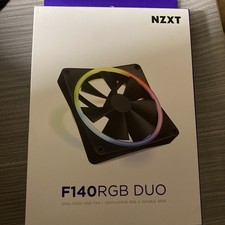Image of NZXT F140 RGB DUO 140mm Case Fan - Black