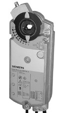 Actuador Amortiguador de Aire Giratorio Siemens GBB136.1E, AC 24 V, 3 Posiciones, 25 Nm, 150 s