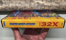 X-MEN: Mind Games prototype cartridge for Sega 32X with case & cover art.