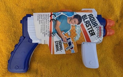 Doppelstrahl Aqua Blaster Wasser Spielzeug  Kinder Jungen 