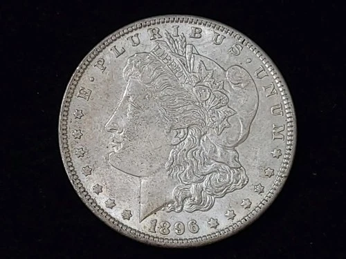 1896 Morgan Silver Dollar About Uncirculated NICE!