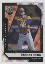 2021 Panini Elite Extra Edition Prime Numbers A 187/187 Connor Norby #41 09fc