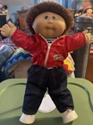 Cabbage Patch Jesmar Kid HM #1 Brown fuzzy boy with freckles made In Spain 💙