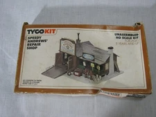 Vtg Tyco HO Scale Speedy Andrews Repair Shop Building Kit 7774, Parts/Repair