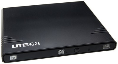 Lite-On EBAU108-01 - LiteOn eBAU108 8X DVDRW (Dual Layer)/RAM USB Slim Drive (Ex