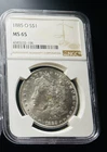 Nice GEM 1885 Morgan Silver $1 Dollar MS 65 NGC 4383232-106
