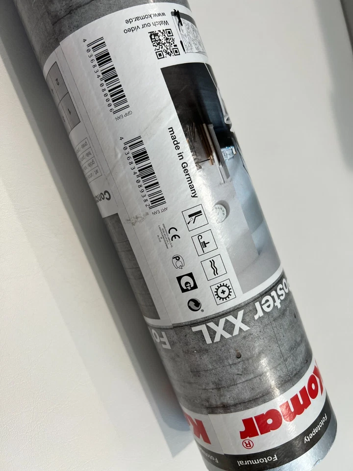 Komar 8-938 Fotapete бетонные блоки настенная роспись, серый, 368 x 254 см - Изображение 4 из 4