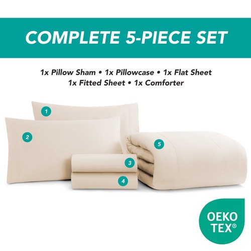Juego de edredón cama en bolsa Family Essentials (opciones de tamaño y color - Imagen 25 de 151