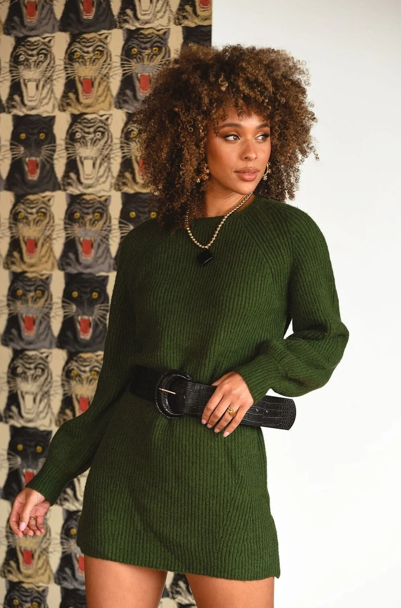 Emerald cheap sweater dress