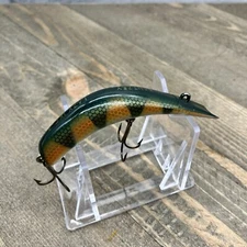 Vintage Kautzky Lazy Ike Flatfish Topwater For Pike Bass Frog Sunfish Color