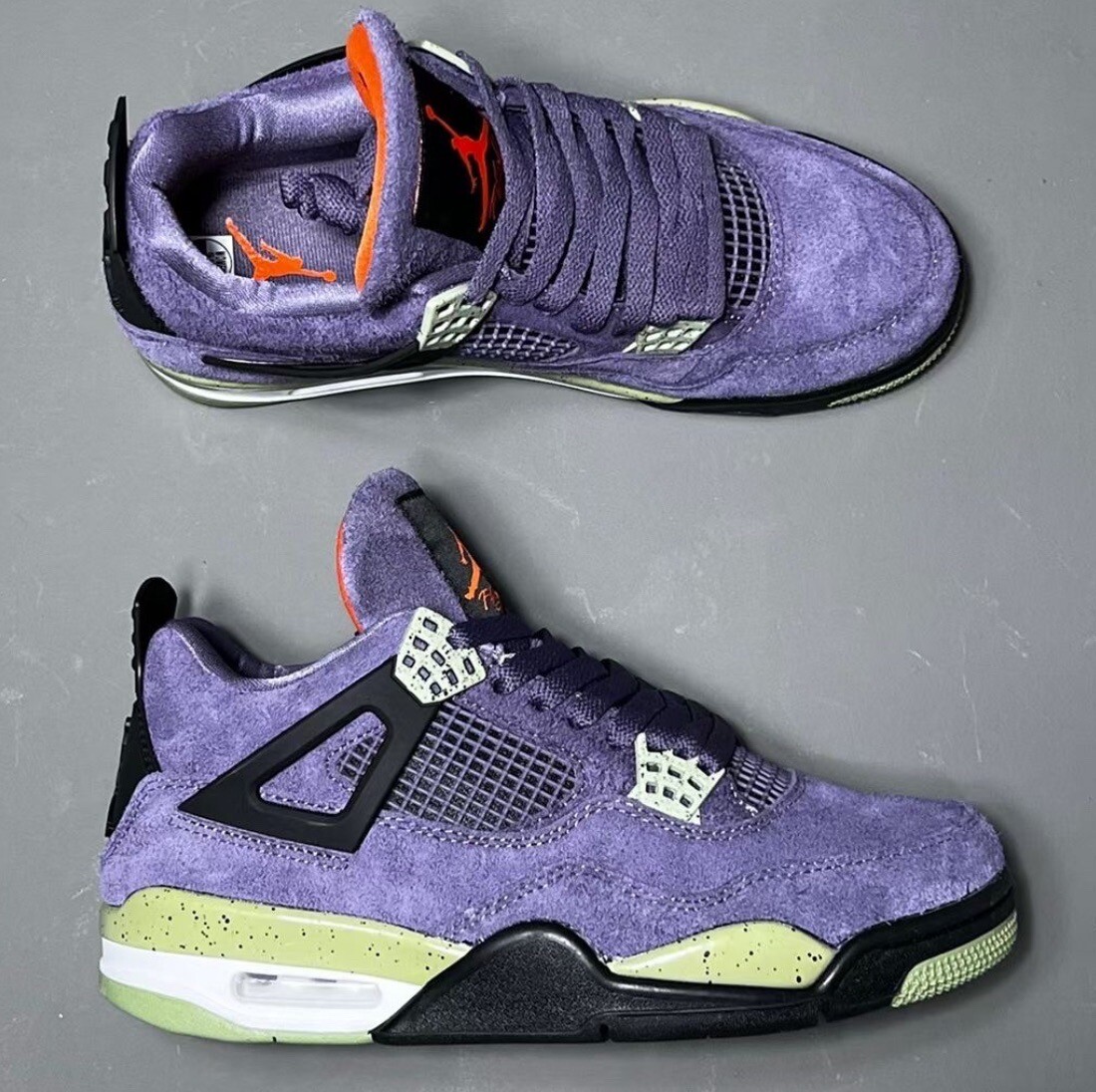 スニーカー Nike Air Jordan 4 Retro Canyon Purple AQ9129-500 Women's Air Jordan 4 'Canyon Purple' (AQ9129-500) Release