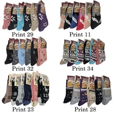 Women Lamb Wool Socks, Winter Heavy Duty Thermal Warm Boots Crew Socks Size 9-11