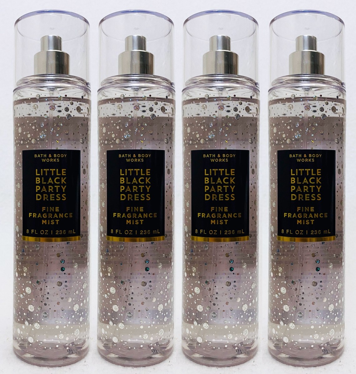 4 Bath & Body Works LITTLE BLACK PARTY DRESS Fine Fragrance