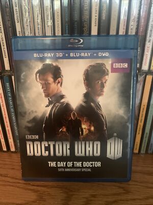Doctor Who 50th Anniversary Special: The Day Of The Doctor  2 Blu-RaySet W/Cards
