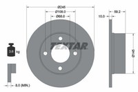 2X Textar 92026100 Bremsscheibe FüR Audi